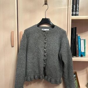 Zara Gray Women's Cardigan